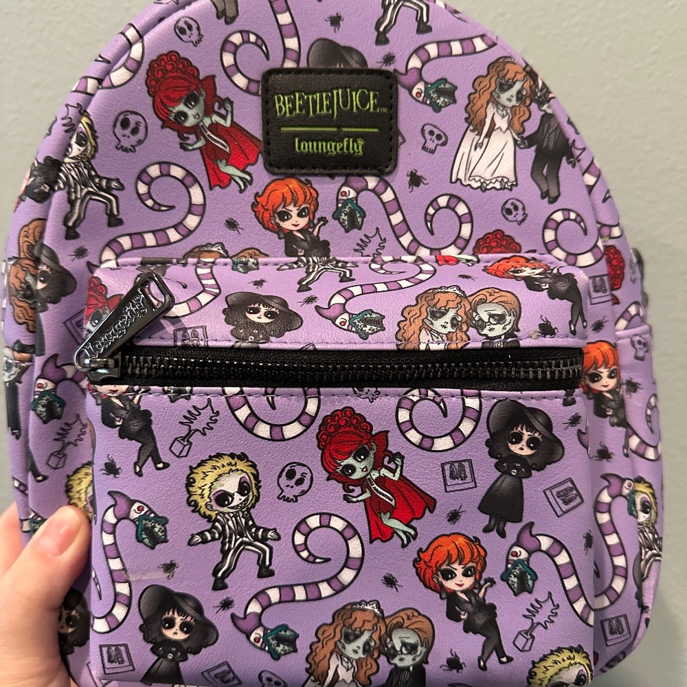 Mini beetlejuice backpack